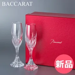 【新品】 バカラ Baccarat マッセナ シャンパンフルート ペア 160mL シャンパングラス 2811797 Massena Champagne Flute Clear グラス 食器 ワイングラス クリスタル セット 内祝 [BAC-0139-000]のサムネイル