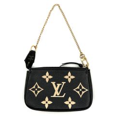 【極美品】LOUIS VUITTON　ルイヴィトン　ミニポシェットアクセソワール　アンプラントレザー　モノグラム　M80732　ICチップ確認済み
