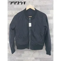 ◇ chocol raffine robe リバーシブル 長袖 ジップアップ ジャケット ブルゾン サイズM ネイビー レディース 【1104120000809】