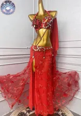 2025年最新】ベリーダンス衣装 赤の人気アイテム - メルカリ