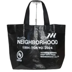NEIGHBORHOOD. ブラック トートバッグ NH X OOTD . TOTE BAG