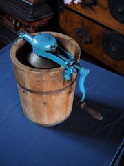 昭和のアイスクリーム製造機　古録展  送料無料　中古 品番K2206
