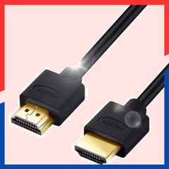 【即日発送】4K 8K ハイスピード 2K対応 スーパースリム Ver2.0b 4.2mm 細線 UMA-HDMI10T 1m HDMIケーブル Hanwha