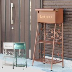 新品　郵便受け　郵便ポスト　モアナ　ミント　グリーン　南国風　ヤマソロ　おしゃれ 新品 郵便受け 郵便ポスト モアナ ミント グリーン 南国風 ヤマソロ