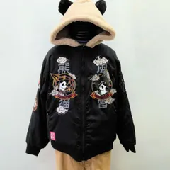 パンディエスタ　風神雷神リバーシブルパーカー　L　　Reversible jumper with panda charactersのサムネイル