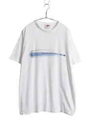 【お得なクーポン配布中!】 90s USA製 ナイキ ゴルフ プリント 半袖 Tシャツ メンズ L / オールド 当時物 スウッシュ 18 ロゴ グラフィック カットソー ヘビーウェイト