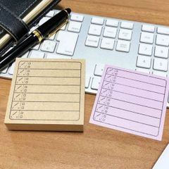 どの曜日からでも始められる♪週間to doリスト【ノート・ふせん用はんこ】