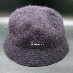 M300 BEAMS GOLF ビームスゴルフ ハット レディース58? ウール 帽子 ゴルフウェア モヘア バケットハット