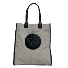 トリーバーチ　ELLA　CANVAS　NS　TOTE　80369　キャンバス×レザー　バッグ　トートバッグ　レディース　美品