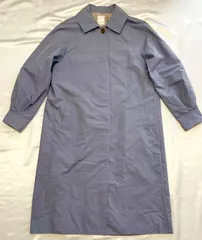 Te chichi  スプリング コート　トレンチコート　ステンカラー　羽織り　くすみブルー　水色　F  フリーサイズ　レディース　春　おしゃれ　かわいい