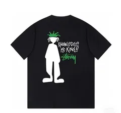 STUSSY シャドーマン レア チャコール ブラック Lサイズ Tシャツ