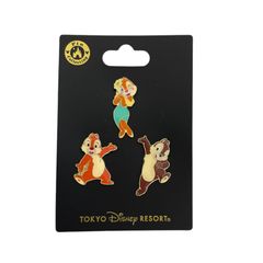 ディズニー ピンバッジ チップ デール クラリス - メルカリ