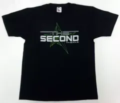 【中古】Tシャツ(男性アイドル) EXILE THE SECOND Tシャツ ブラック Mサイズ 「EX FAMILY限定! THE SECOND from EXILE キックオフミーティング 2016」 来場者特典