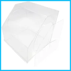 【数量限定】研磨作業用防塵ボックスルーターホビー作業ボックスリュータ使用時の粉塵飛散防止卓上コンパクト集塵ボックス透明ダストカバー 19.3cm×19.3cm×19.3cm