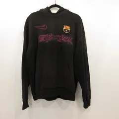【姫路東店】 中古 CACTUS JACK | カクタスジャック×NIKE ×FC Barcelona 　トラヴィス パーカー Spray Logo Hoodie ブラック サイズ：XL 【108】