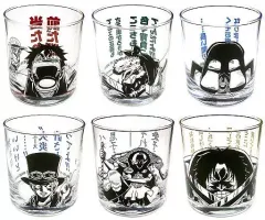 【中古】マグカップ・湯のみ 全6種セット 名言グラス 「一番くじ ワンピース バトルメモリーズ 」 F賞