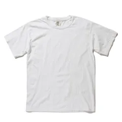 50回ウォツシュ加工ガーメント後染め6.2オンスヘビーウェイトTシャツ ホワイト Lのサムネイル