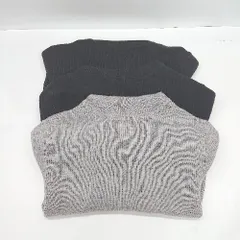 ◇ ⊇ 《 UNIQLO ユニクロ まとめ売り3点セット タートルネックセーター レディース メンズ 》 E  【1502060021319】