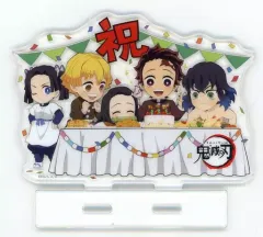 【中古】アクリルスタンド・アクリルパネル 集合 アクリルスタンド 「鬼滅の刃×ufotable Cafe/マチ★アソビCAFE 竈門炭治郎誕生祭2022」