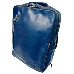 IS/IT　イズイット　レザーリュック　シュルビ　13.3インチ　PC対応　本革　日本製　ブラック　中古良品　通勤　ビジネス　A4サイズ　収納　ネイビー　ビジネスバッグ　リュック　通勤