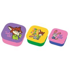 【数量限定】D12 サイズ：約W12 COLORFUL H5.8 ランチシリーズ シールランチボックスセット DIL-1510 DISNEY/ZOOTOPIA 大西賢製販