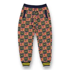 国内正規 GUCCI グッチ GG柄 ジャガード ウールニット パンツ 総柄 トラック リブ パンツ 675999　L　53310Aのサムネイル