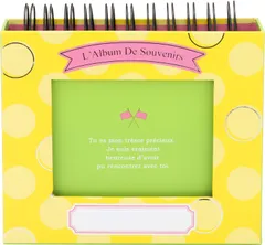 【未使用品】ナカバヤシ フォトランク フレームケースアルバム L判1段60枚 A-FTPC-103-Y イエロー