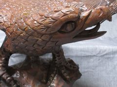 黒檀 聖獣 バロン インドネシア バリ島 仏教美術 木彫り 細密彫刻