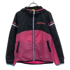 アディダス ネオレーベル ロゴ刺_ フード付き スポーツジャケット S ピンク系 adidas NEO LABEL トレーニング レディース