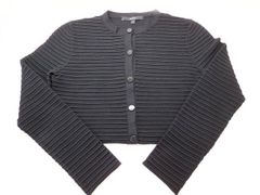 美品 グッチ ■ レディース サイズS ボレロ ショート丈トップス カーディガン 黒 ブラック系 355855 GUCCI□7F
