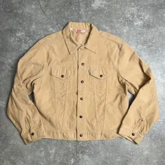 LEVI'S リーバイス 70's 70505 コーデュロイジャケット トラッカータイプ VINTAGE ヴィンテージ size 46 ベージュ