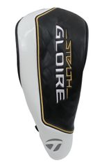 【美品】TaylorMade(テーラーメイド) ヘッドカバー 白黒 ドライバー用 ゴルフ用品 2506-0638 中古
