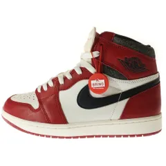 NIKE (ナイキ) AIR JORDAN 1 LOST&FOUND DZ5485-612 エアジョーダン1 ロスト&ファウンド シカゴ ハイカットスニーカー ホワイト/レッド US9.5/27.5cm