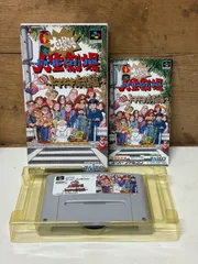 【ゲーム】【ジャンク品扱い】大爆笑　人生劇場　～ドキドキ青春篇～　タイトー　キャッチ・ザ・ハート　スーパーファミコン用カセット　取り扱い説明書付き　ゲームカセット