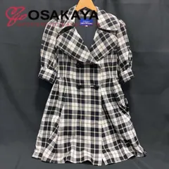 美品☆バーバリーブルーレーベル メガチェック プリーツ ナポレオンコート 36 2025年最新】BURBERRY BLUE LABEL レディース トレンチコート