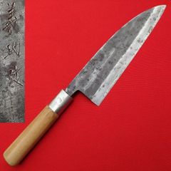 研ぎ済み】青鋼・黒打ち 龍馬 特製 土佐出刃包丁 ナイフ 料理 釣り