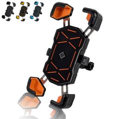 新品 [From Life Basics] 【iPhone Pro Max対応】自転車 自転車用 スマホホルダー スマホ スマホスタンド 携帯ホルダー 携帯スタンド 片手 衝撃吸収 マウンテンバイク ロードバイク バイク バイク用 原付 ハンドル スタンド マ