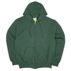 チャンピオン Champion 未使用 デッドストック 00s 2000年代 フルジップ スウェットパーカー ECO AUTHENTIC ブランク 無地 USA ヴィンテージ アメリカ 古着 メンズ パーカー グリーン 緑 M【中古】