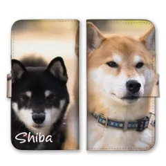 Galaxy A55 5G SC-53E ケース 手帳型 ギャラクシー A55 スマホケース 携帯ケース 柴犬 黒柴 シバイヌ しばけん 犬 動物 写真 豆しば 日本犬 可愛い かわいい おしゃれ シンプル  カラー04