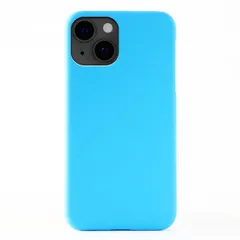 iPhone13 mini ケース アイフォン13ミニ  耐衝撃 シンプル さらさら ハード ケース 【Color】 スカイブルー