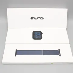 【新品未開封】Apple Watch SE 第3世代 GPS 40mm MEHX4J/A+MFF64FE/A ミッドナイトアルミニウム/アンカーブルースポーツループ アップルウォッチ 本体