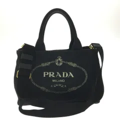 極 美品 プラダ カード 袋付き レザー ボストンバッグ ハンドバッグ ブラック