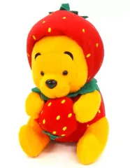 【中古】ぬいぐるみ プーさん(イチゴ両手持ち) ぬいぐるみ 「くまのプーさん」 ディズニーストア限定