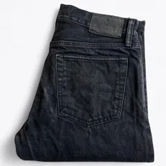 希少　美品　USA RRL Slim スリム ブラック デニム パンツ 29 LEVI'S(リーバイス) SKATE SUPER BAGGY ブラック OUT RINSE
