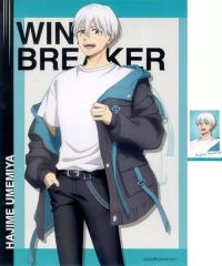 [중고] 클리어 포스터 B4 클리어 포스터 & 스티커 우메노미야 이치 [이치 반 쿠지 WIND BREAKER ~ 의지하는 사람 ~] F상