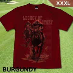 GENJU XXXLサイズ 競馬 凱旋門賞 天皇賞 皐月賞 G1 メンズ ターフ クラシック Tシャツ 半袖 Legacy of victory 