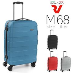 RONCATO ロンカート RV-18 スーツケース Mサイズ 68L 軽量 キャリーケース メンズ 旅行 出張 中型 ポリカーボネート ハード ファスナータイプ イタリア製 縦型 TSAロック 4輪 メンズ バッグ ブランド 5802