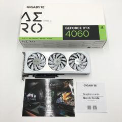 GIGABYTE NVIDIA GeForce RTX4060搭載 グラフィックボード GDDR6 8GB【国内正規代理店】 GV-N4060AERO OC-8GD