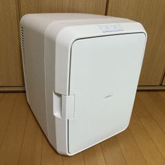 展示美品★TWINBIRD ツインバード HR-EB08W 2電源式ポータブル電子適温ボックス 保冷庫 保温庫 20L ホワイト HREB08W 大容量 静音設計