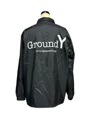 ジャケット・アウター groundY ZIPUP STANDING COLLAR LONG SHIRT ジャケット・アウター groundY ZIPUP STANDING COLLAR LONG